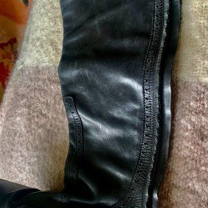 OVER THE KNEE BOOTS LEATHER FROM FRANCE